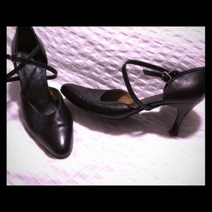 Handmade leather tango or ballroom dance shoes 7.5